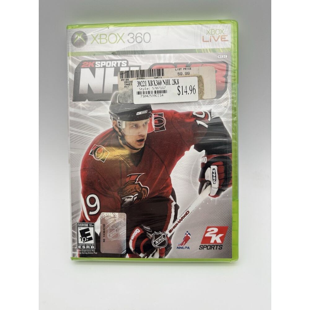 NHL 2K8 (Xbox 360, 2007) New Factory Sealed -